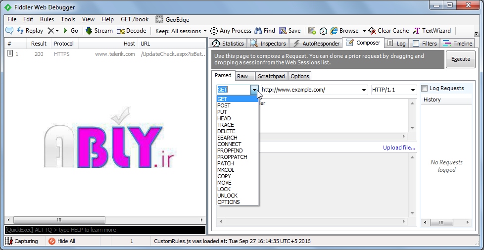 select http method